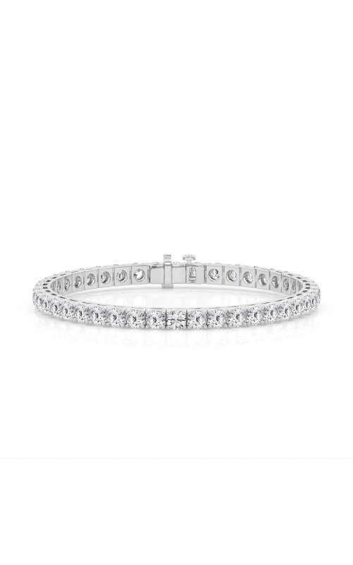 Women's Flashpoint Created Diamond Tennis Bracelet 14CTW in 14K White Gold
