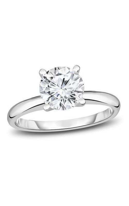 Flashpoint Created Diamond Women's Anniversary Ring 3 CTW Round in 14K White Gold