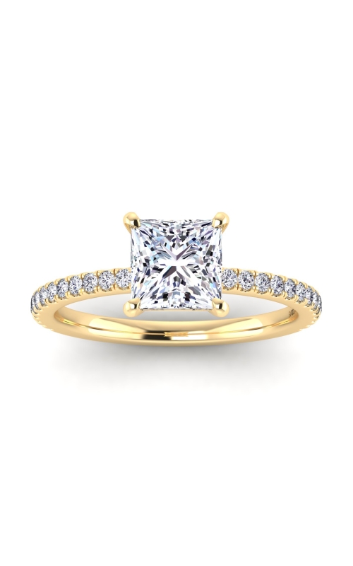 Flashpoint Created Diamond Women's Engagement Ring 1 1/3 CTW in 14K Yellow Gold