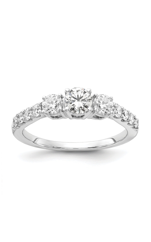Flashpoint Created Diamond Three Stone 1 CTW Engagement Ring