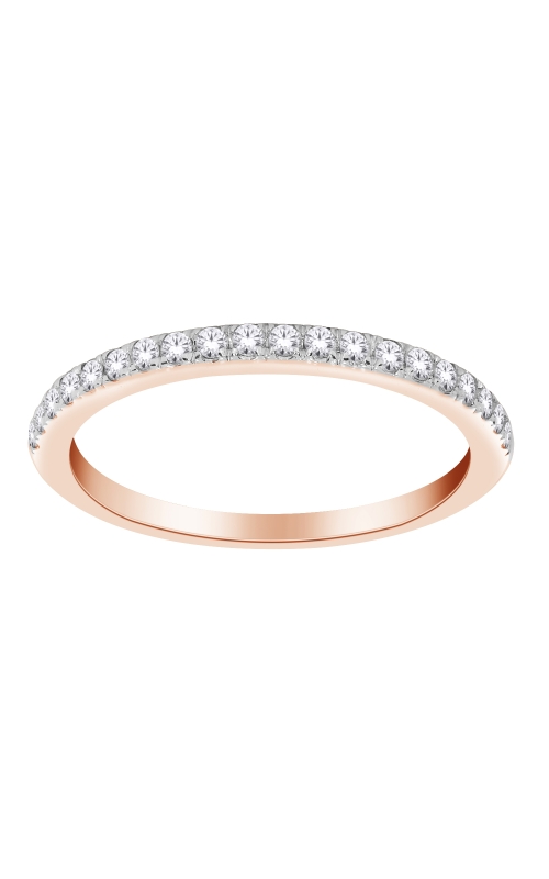 Women's Diamond Anniversary Ring 1/8 CTW Stackable in 14K Rose Gold