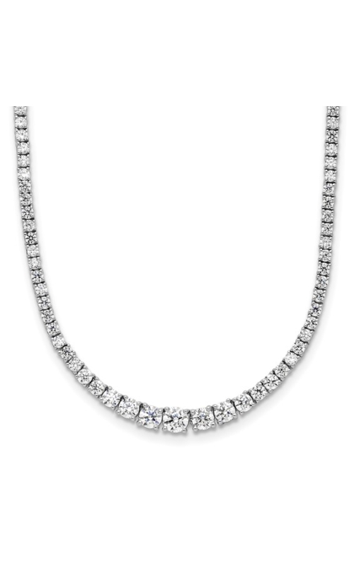 Flashpoint Created Diamond Necklace Round 5 CTW in 14K White Gold