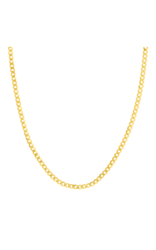 24 4.75 MM Open Curb Link Chain in 10K Yellow Gold