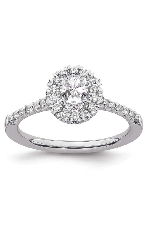 Flashpoint Created 7/8 ctw Oval Bridal