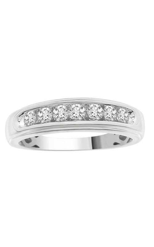 Men's Diamond Round Band 1/2 CTW in 14K White Gold