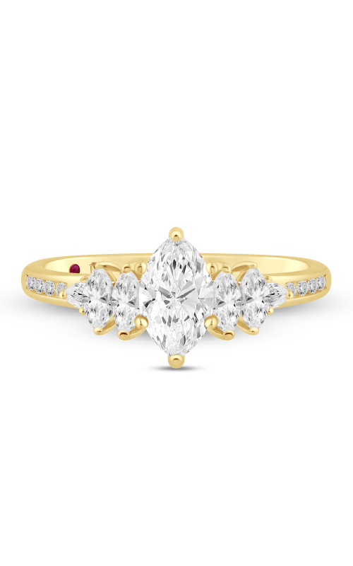 Women's Marquise Diamond Engagement Ring 1 CTW in 14K Yellow Gold