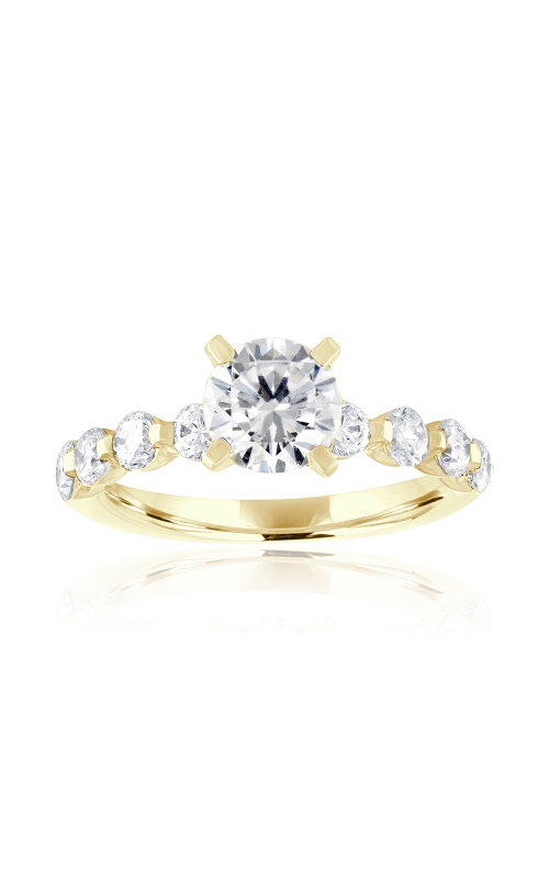 Women's Imagine Bridal Semi-Mount Engagement Ring 1/4 CTW in 14K Yellow Gold