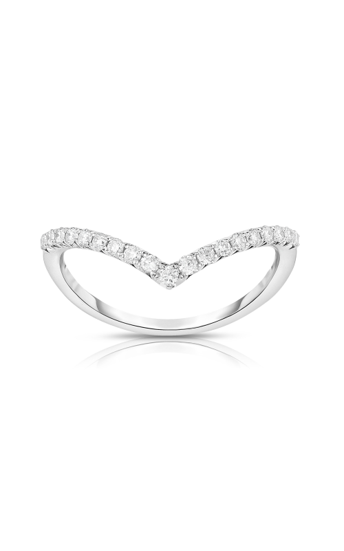 Women's Diamond Chevron Ring 1/4 CTW in 14K White Gold
