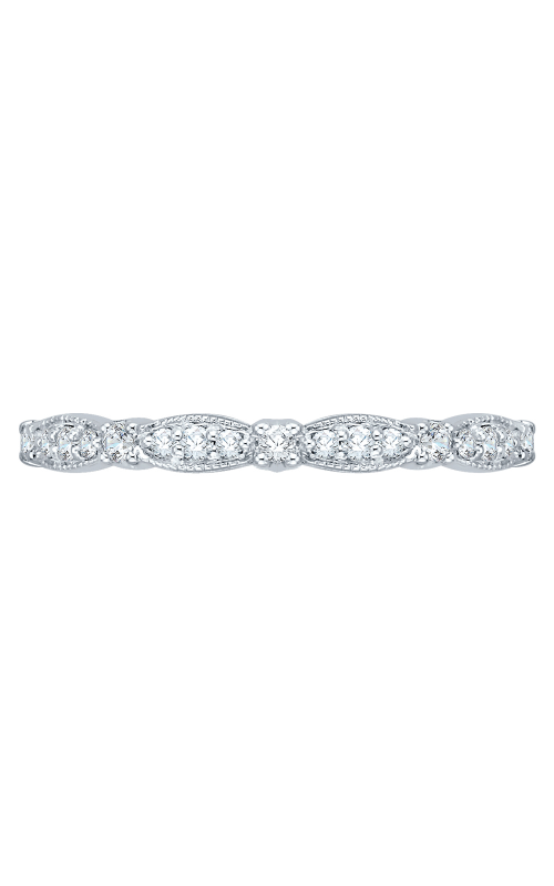 Love Story Diamond Band in 14K White Gold, 1/6ctw
