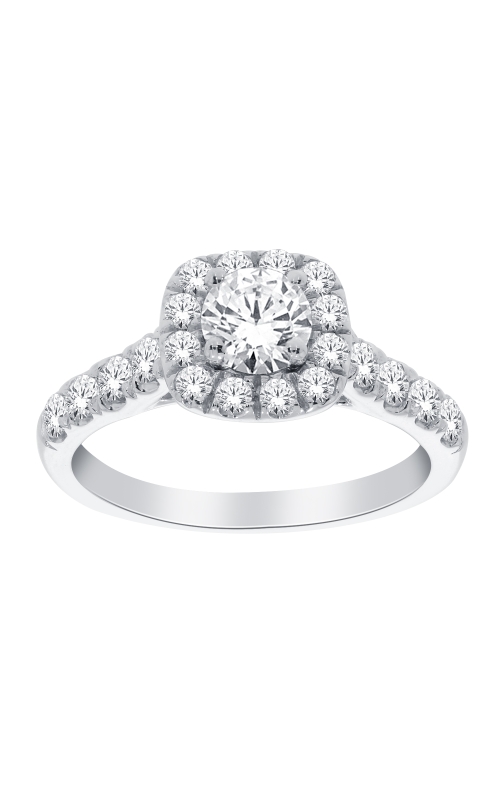Women's Diamond Engagement Ring Set 1/3 ct. Center 1 CTW in 14K White Gold