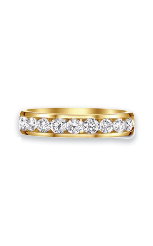 Women's Diamond Channel Setting Wedding Band 1/2 CTW in 14K Yellow Gold