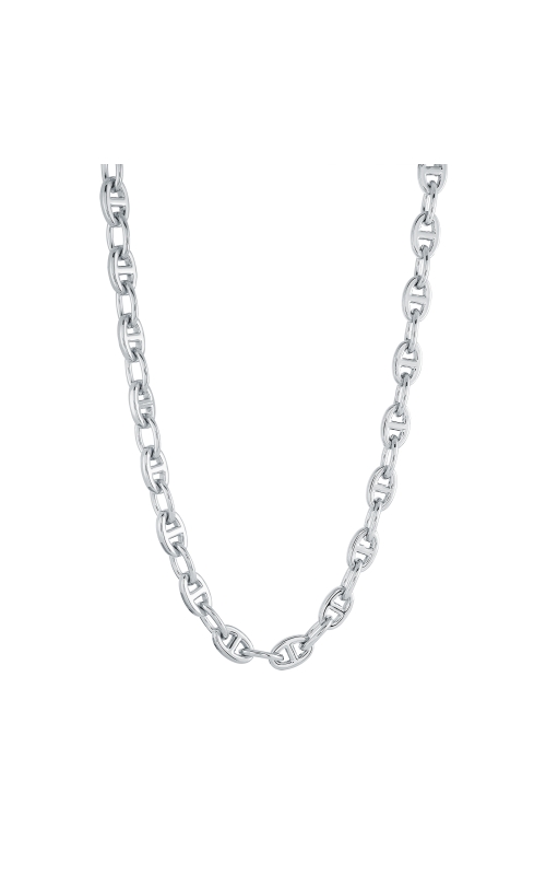 Italgem 24 Mariner Chain Necklace in Stainless Steel