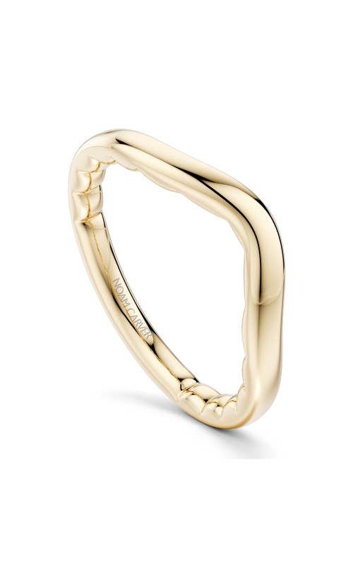 Women's Curved Stackable Wedding Band in 14K Yellow Gold