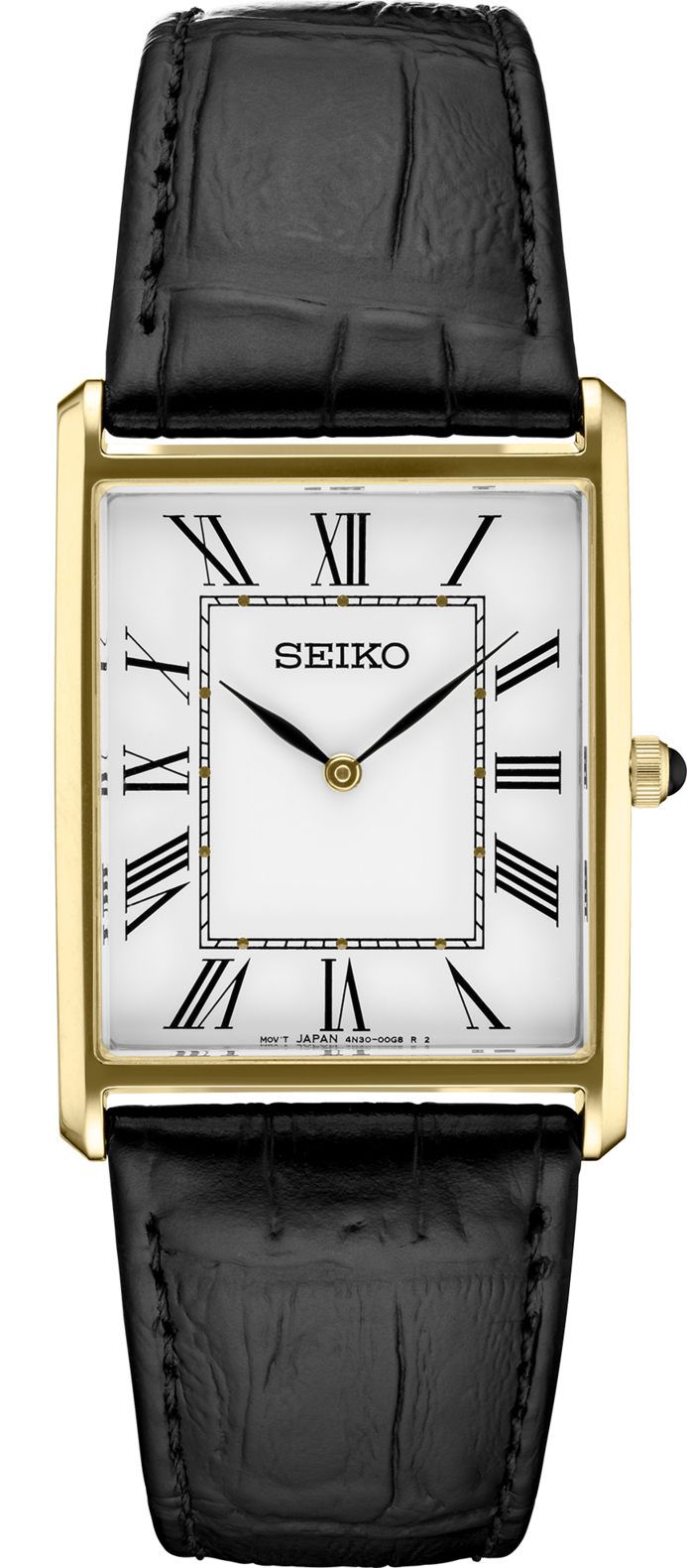 セイコー　SEIKO スクエアウォッチ　SWR049 Seiko Essentials Men's Watch SWR049P1 Silver