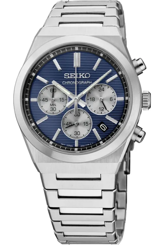 Men's Seiko Essentials SSB453 40MM Chrono Watch