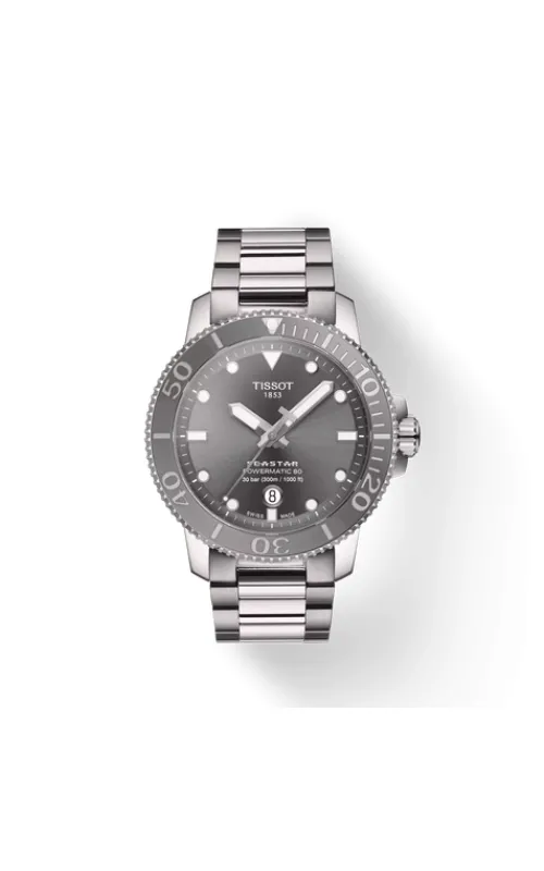 Tissot Seastar 1000 43mm Grey Auto Watch