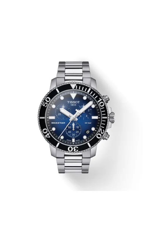 Tissot Seastar 1000 45.5mm Blue Quartz Watch