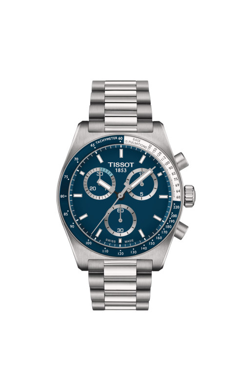 Tissot PR516 40mm Blue Quartz Watch