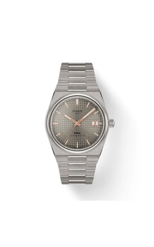 Tissot PRX Titanium 38mm Grey Auto Watch