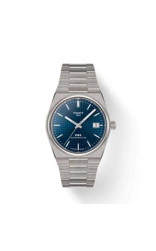 Tissot PRX Titanium 38mm Blue Auto Watch