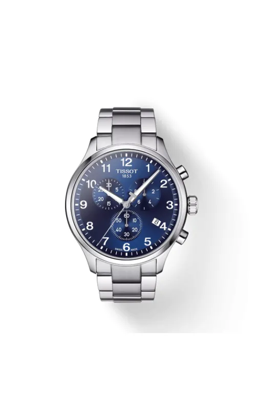 Tissot Chrono XL Classic 45mm Blue Quartz Watch