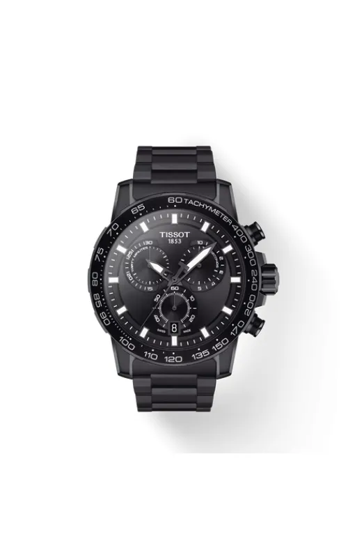 Tissot Supersport Chrono 45.5mm Black Quartz Watch