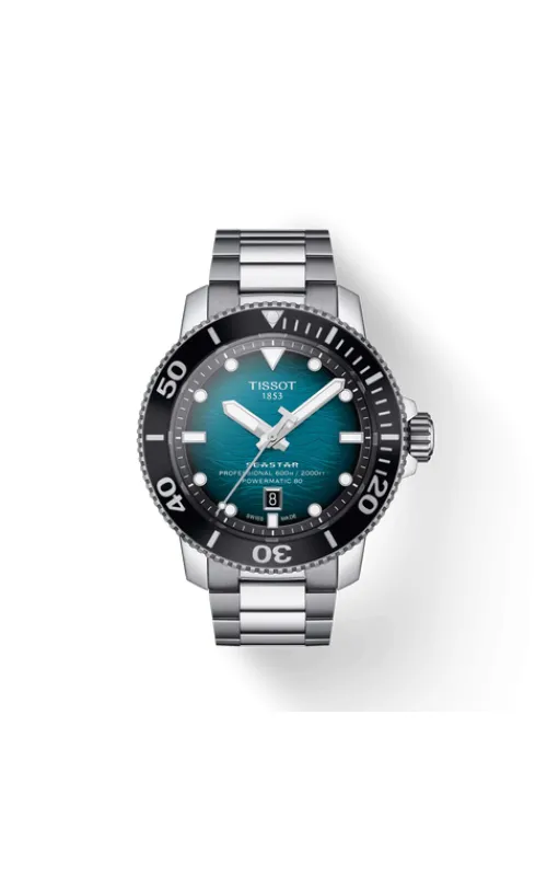 Tissot Seastar 2000 46mm Blue Auto Watch