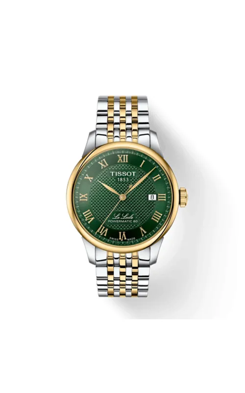 Tissot Le Locle 39.3mm Green Auto Watch