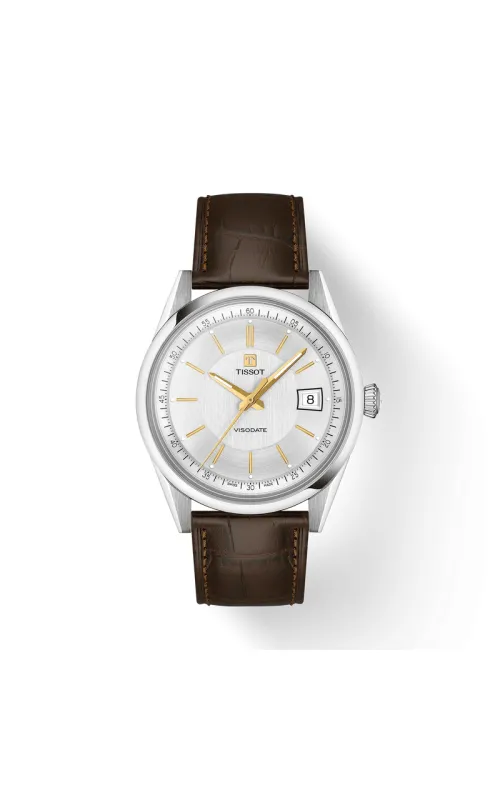 Tissot Visodate 39mm Silver Auto Watch
