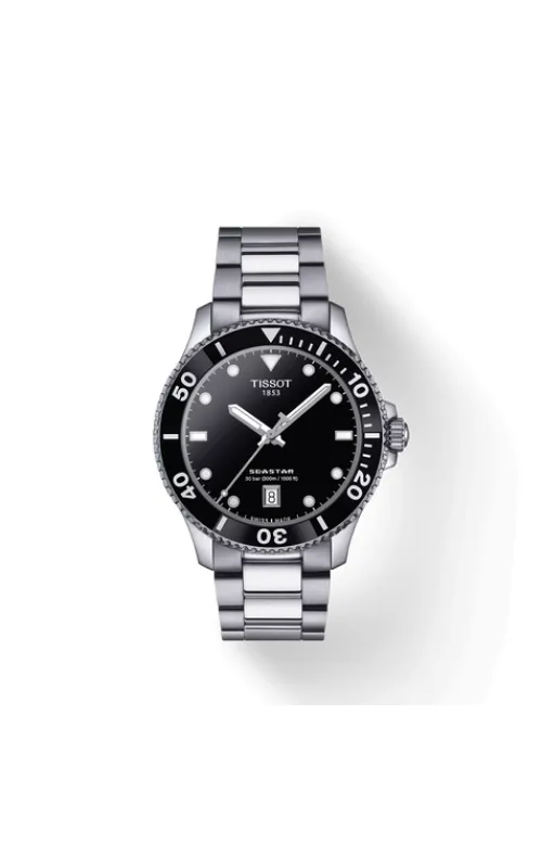 Tissot Seastar 1000 40mm Black Quartz Watch