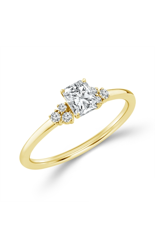 Women's Diamond Engagement Ring Radiant In 10K Yellow Gold