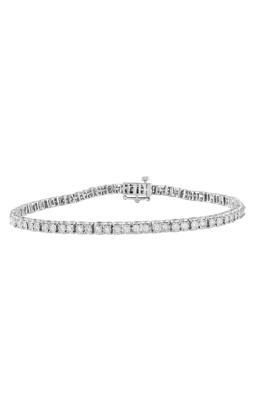 Women's Diamond Miracle Tennis Bracelet 1 CTW in 10K White Gold