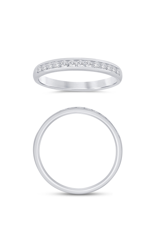 Women's Diamond Anniversary Ring Channel 1/4 CTW in 14K White Gold