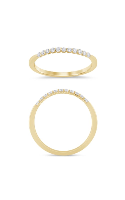 Women's Diamond Anniversary Ring Crown Profile 1/7 CTW in 14K Yellow Gold