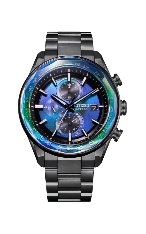 ATTESA Atomic Timekeeping Blue 42MM Watch