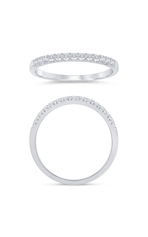 Women's Diamond Anniversary French Pave 1/4 CTW in 14K White Gold