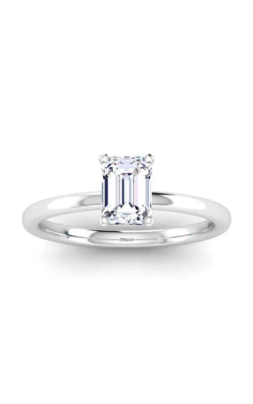Women's Flashpoint Created Diamond Engagement Ring in 14K White Gold