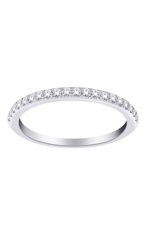 Women's Diamond Anniversary Ring 1/8 CTW Stackable in 14K White Gold