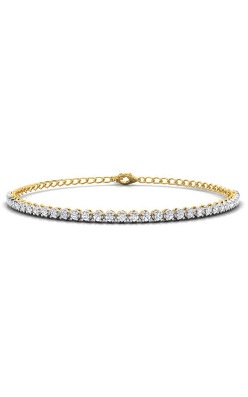 Women's Diamond Adjustable Clasp Tennis Bracelet 1/2 CTW in 14K Yellow Gold