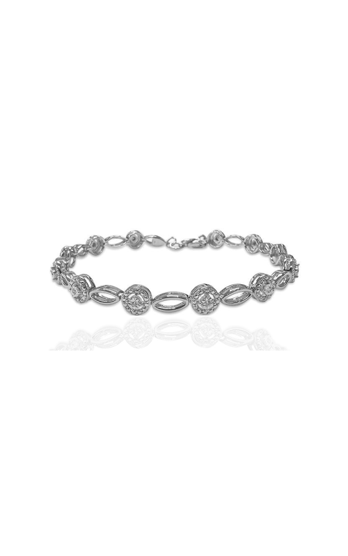 Women's Flashpoint Created Diamond Bracelet in Sterling Silver