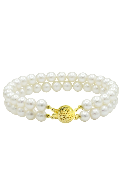 Women's Freshwater Pearl Bracelet in 14K Yellow Gold
