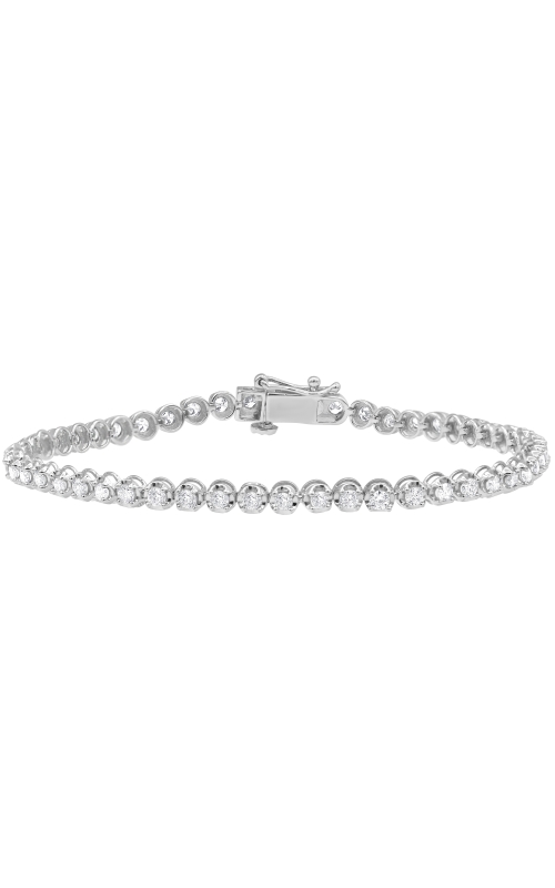 Flashpoint Created Diamond 2 CTW Tennis Bracelet in 14K White Gold