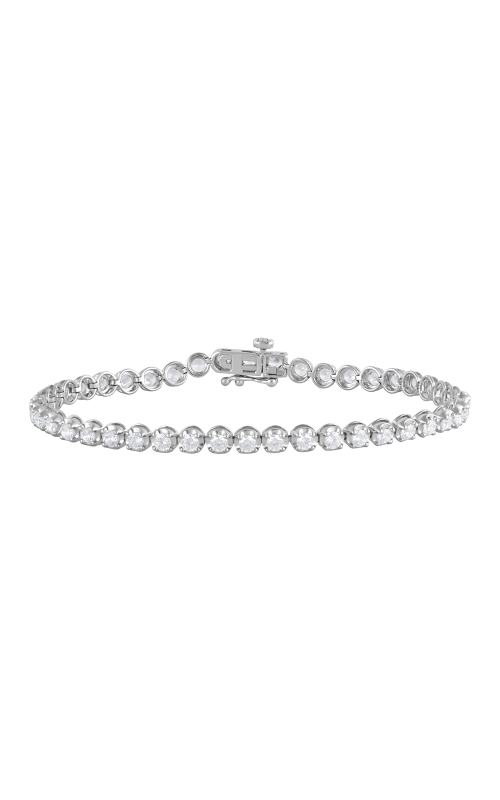 Flashpoint Created Diamond 3 CTW Tennis Bracelet in 14K White Gold