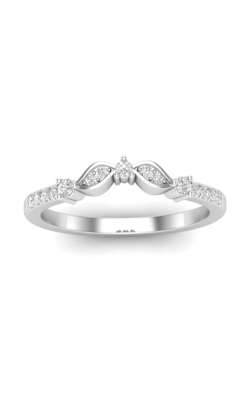 Only You Women's Diamond Anniversary Ring 1/6 CTW in 14K White Gold