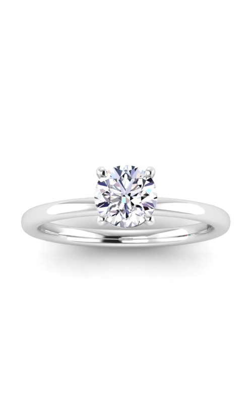 Women's Flashpoint Created Diamond Engagement Ring in 14K White Gold