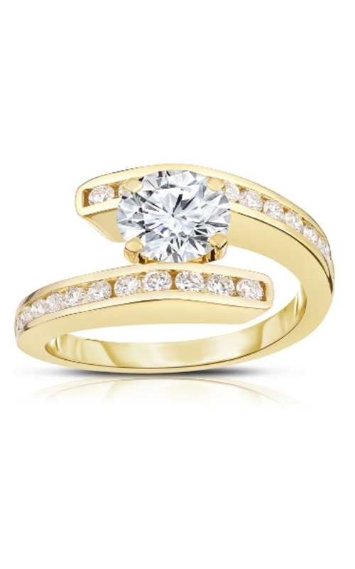 Women's Diamond Semi-Mount Open Wrap Ring 5/8 CTW in 14K Yellow Gold