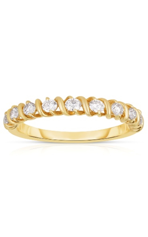 Women's Diamond Anniversary Twist Ring 1/2 CTW in 14K Yellow Gold