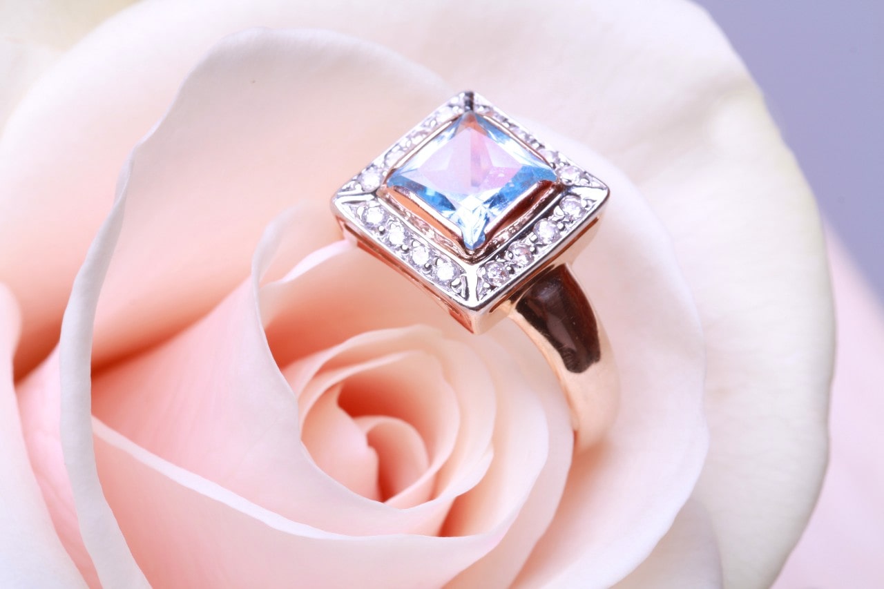 Princess Cut Diamond Center Stone Ring