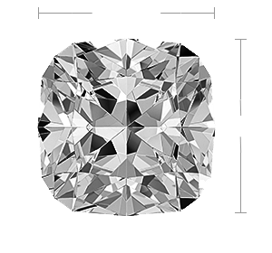 Cushion Diamond Top View Cushion Diamond Top View